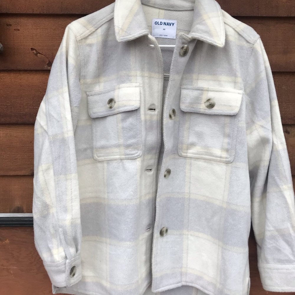 Old Navy Plaid Shacket XS